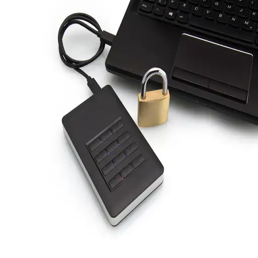 Verbatim Disco duro portátil y seguro Store n Go de 2 TB con teclado