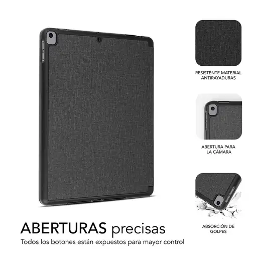 Funda Tablet Ipad 10.2\ 9/8/7 Gen Shock Case Negro