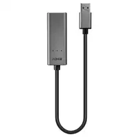 Lindy 43313 cambiador de género para cable USB-A RJ-45 Plata