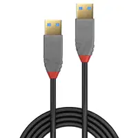 Lindy 36754 cable USB USB 3.2 Gen 1 (3.1 Gen 1) 5 m USB A Negro, Gris