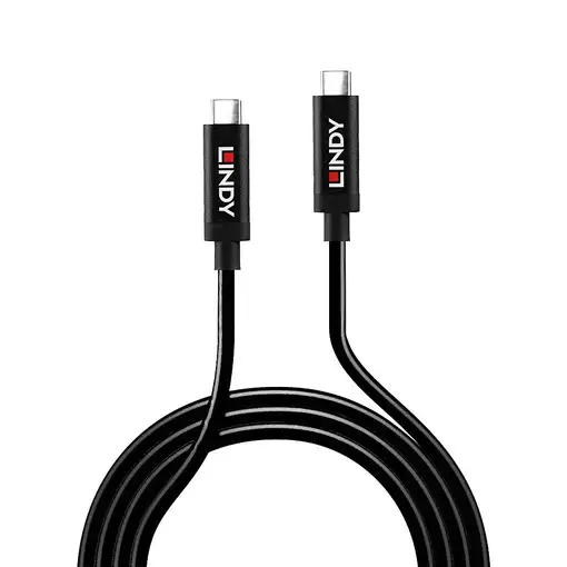 Lindy 43308 cable USB USB 3.2 Gen 2 (3.1 Gen 2) 5 m USB C Negro