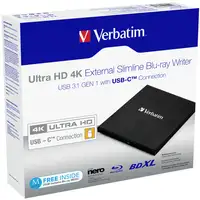 Verbatim 43888 unidad de disco óptico Blu-Ray DVD Combo Negro