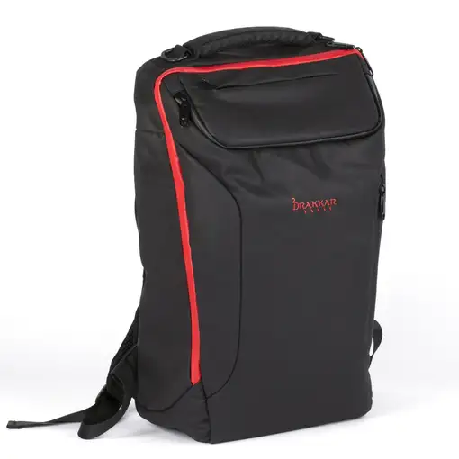 Konix Drakkar KX DK RAGNARR 17' GAMING BACKPAC 43,2 cm (17") Mochila Negro, Rojo