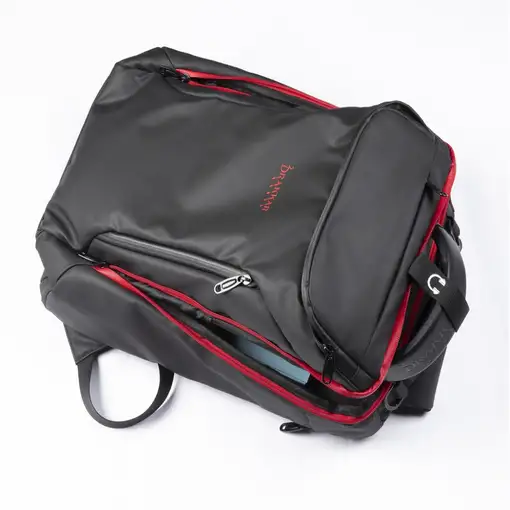 Konix Drakkar KX DK RAGNARR 17' GAMING BACKPAC 43,2 cm (17") Mochila Negro, Rojo