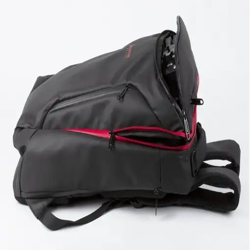 Konix Drakkar KX DK RAGNARR 17' GAMING BACKPAC 43,2 cm (17") Mochila Negro, Rojo