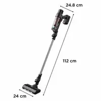 Rowenta RH6A71 Aspiradora escoba 2 en 1 Batería Secar Sin bolsa Aluminio, Rojo