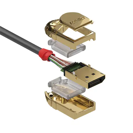 Lindy 36293 cable DisplayPort 3 m Oro