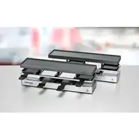 Rommelsbacher RC 1600 parrilla de interior 8 personas(s) 795 W Negro, Plata