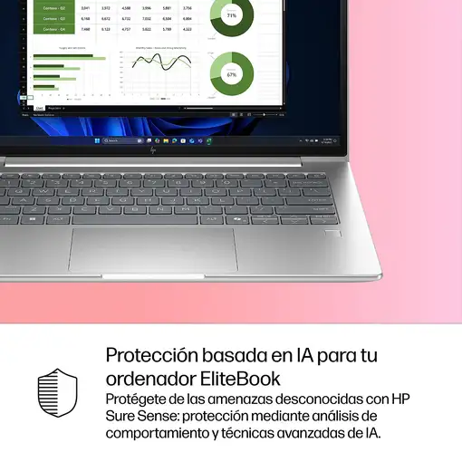 HP  EliteBook 6 G1i Wolf Pro Security Portatil Intel Core Ultra 7 (14'') WUXGA