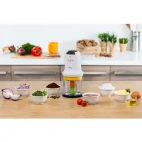 Moulinex AT7231 picadora eléctrica de alimentos 0,5 L 500 W Blanco