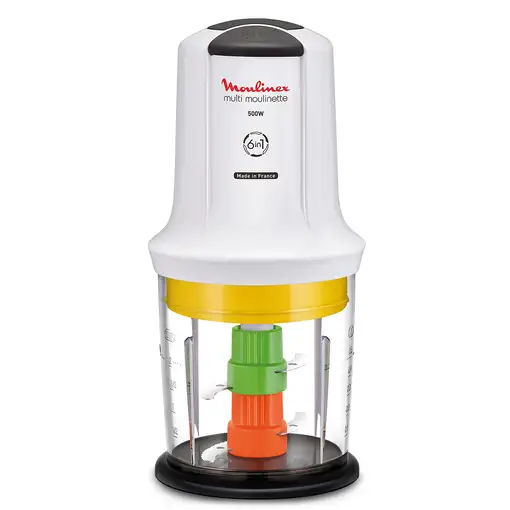 Moulinex AT7231 picadora eléctrica de alimentos 0,5 L 500 W Blanco