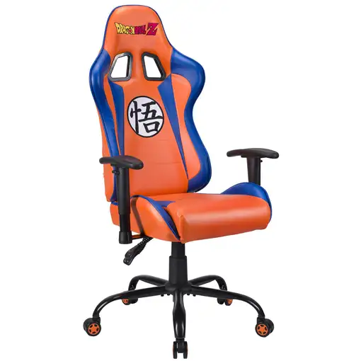 Subsonic DBZ Silla para videojuegos de PC Asiento acolchado tapizado Gris, Naranja