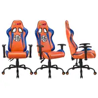 Subsonic DBZ Silla para videojuegos de PC Asiento acolchado tapizado Gris, Naranja