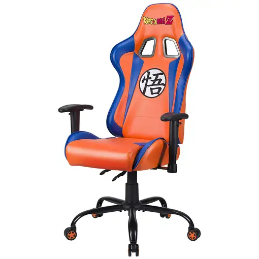 Subsonic DBZ Silla para videojuegos de PC Asiento acolchado tapizado Gris, Naranja