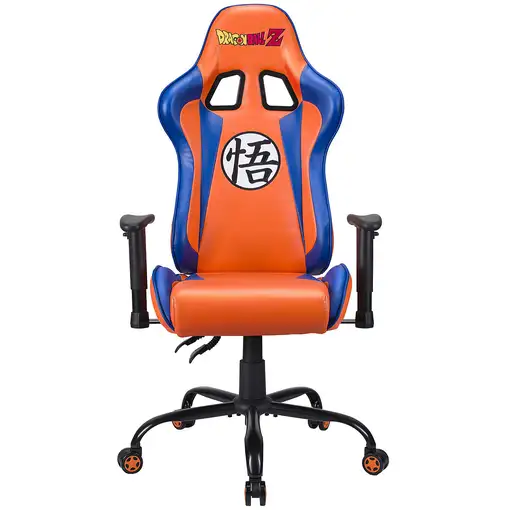 Subsonic DBZ Silla para videojuegos de PC Asiento acolchado tapizado Gris, Naranja