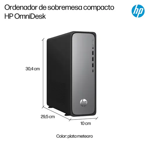 HP OmniDesk Slim Desktop S03-0012ns PC Intel® Core™ i5 i5-14400 16 GB DDR5-SDRAM 5