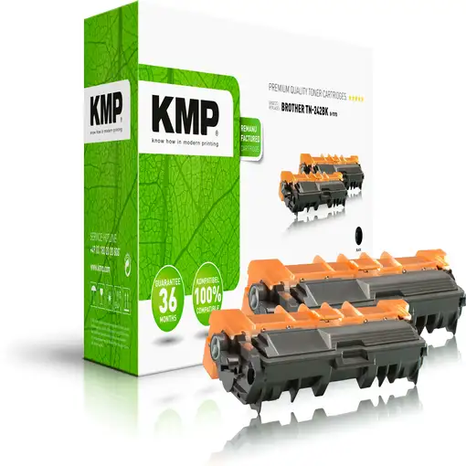 KMP B-T57D cartucho de tóner 2 pieza(s) Negro