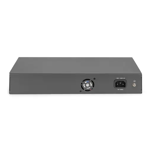 Digitus Conmutador PoE Fast Ethernet de 24 puertos, 2 enlaces ascendentes Gigabit