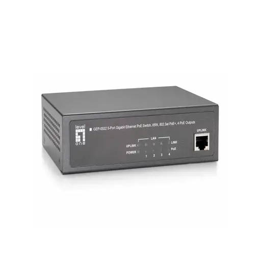 LevelOne GEP-0522 switch Gigabit Ethernet (10/100/1000) Energía sobre Ethernet (Po