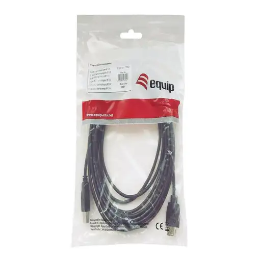 Equip 128864 Cable USB 2.0 de tipo A a tipo B, 2,0 m, negro