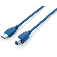 Equip 128293 Cable USB 3.0 Tipo A Macho a Tipo B Macho, 3,0 m , Azul