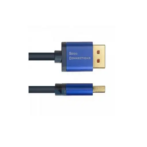 Alcasa 4824-SF020B cable DisplayPort 2 m Mini DisplayPort Azul