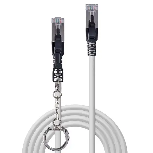 Lindy 47607 cable de red Gris 10 m Cat6a S/FTP (S-STP)