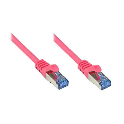 Alcasa Cat6a 2m cable de red Magenta S/FTP (S-STP)