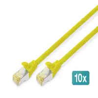 Digitus Cable de conexión CAT 6A S/FTP, 10 piezas
