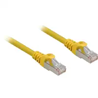 Sharkoon Cat.6a SFTP cable de red Amarillo 10 m Cat6a S/FTP (S-STP)