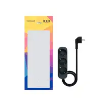 Nanocable Regleta de Enchufes con 3 Tomas, 1.4 m, Negro