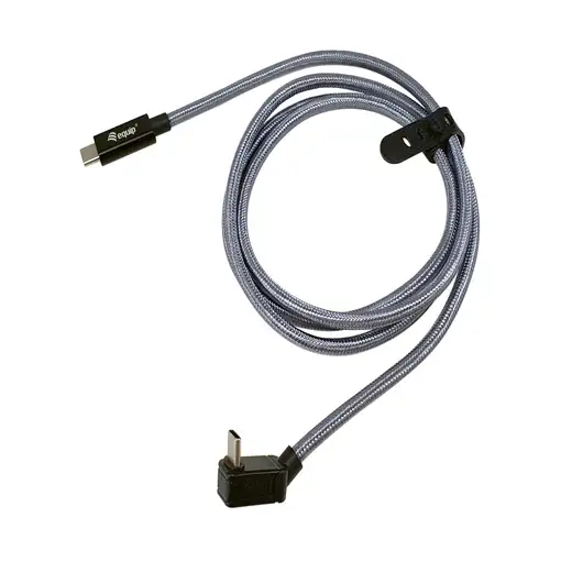 Equip 128421 Cable USB 3.2 Gen 2x2 C a conector C U, 1,0m, negro, M/M, PD240W, 4K/