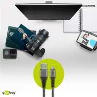 Goobay 49282 cable USB USB 2.0 1 m Micro-USB B USB A Negro, Gris