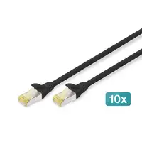 Digitus Cable de conexión CAT 6A S/FTP, 10 piezas