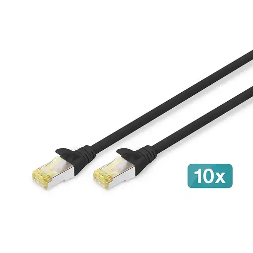 Digitus Cable de conexión CAT 6A S/FTP, 10 piezas