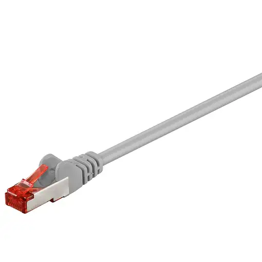 Goobay 95567 cable de red Gris 1,5 m Cat6 S/FTP (S-STP)