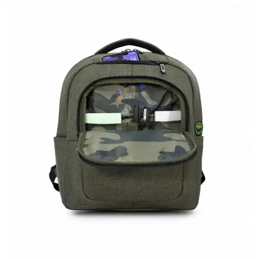 Urban Factory ECB34UF maletines para portátil 35,8 cm (14.1") Mochila Caqui