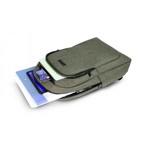 Urban Factory ECB34UF maletines para portátil 35,8 cm (14.1") Mochila Caqui