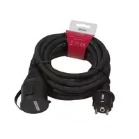 LogiLink 5m 2xSchuko Negro