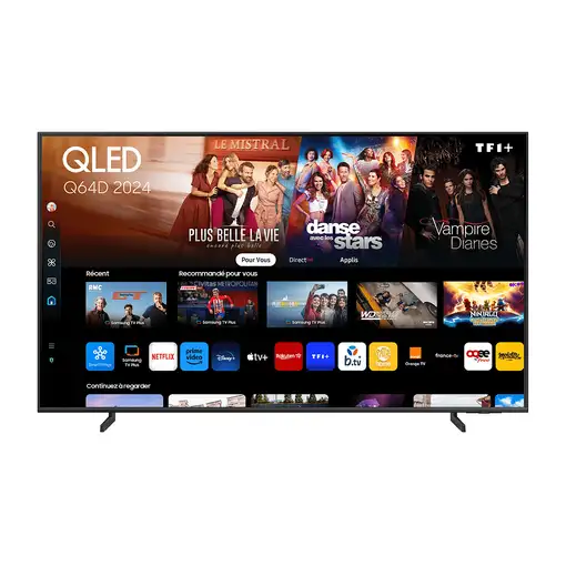 Televisor QLED 65'' 4K Ultra HD Gris Smart TQ65Q64DAUXXC SAMSUNG