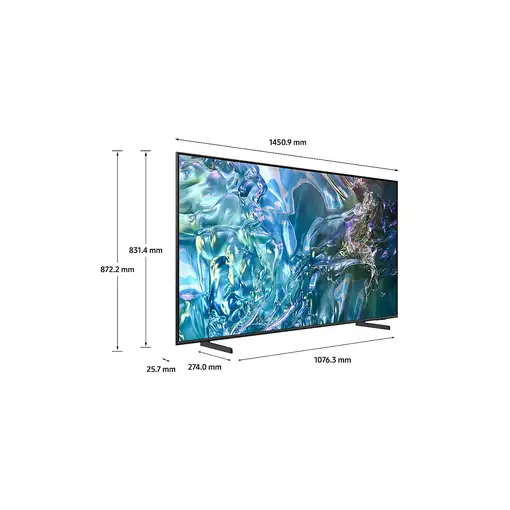 Televisor QLED 65'' 4K Ultra HD Gris Smart TQ65Q64DAUXXC SAMSUNG