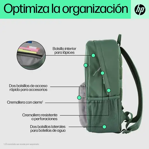 HP Mochila Campus verde