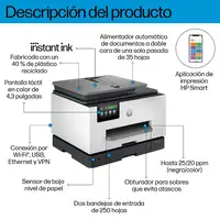 HP OfficeJet Pro 9135e Inalámbrico All-in-One Color Impresora, Servicio Instant In