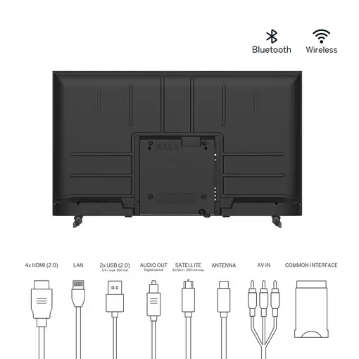Thomson 43QA2S13 Televisor 109,2 cm (43\) 4K Ultra HD Smart TV Wifi Gris