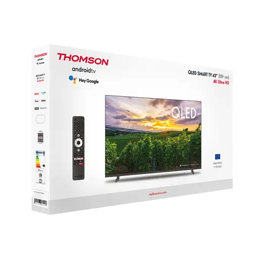 Thomson 43QA2S13 Televisor 109,2 cm (43\) 4K Ultra HD Smart TV Wifi Gris