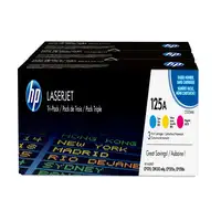 HP Pack de ahorro de 3 cartuchos de tóner original LaserJet 125A cian/magenta/amar
