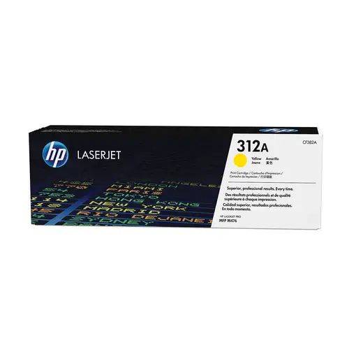 HP Cartucho de tóner 312A amarillo para LaserJet HP Cartucho de tóner 312A amarillo para LaserJet