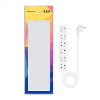 Nanocable Regleta de Enchufes con 6 Tomas, 1.4 m, Blanco