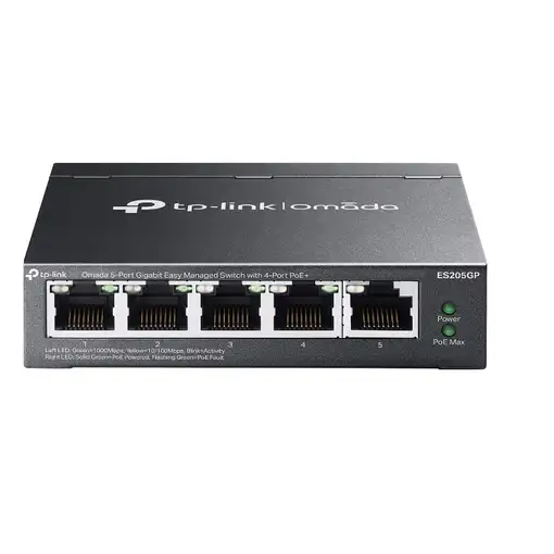 TP-Link Omada ES205G Gestionado Gigabit Ethernet (10/100/1000) Energía sobre Ether