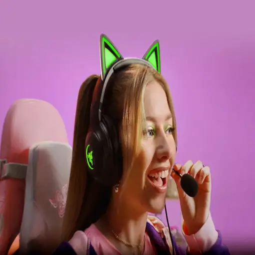 Razer Kraken Kitty V2 Auriculares Alámbrico Diadema Juego USB tipo A Negro